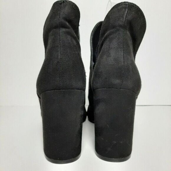 STEVE MADDEN Rotary Suede Booties Shooties Black Sz 9 B - Picture 7 of 13